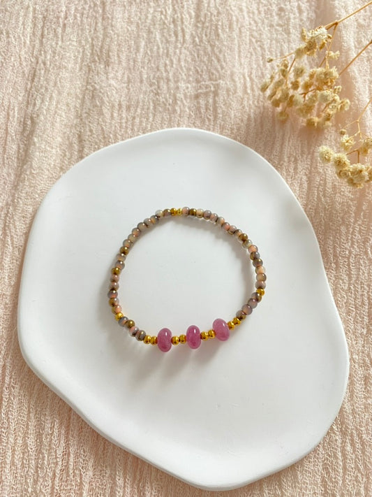 Harmony Bracelet ⟡ Mauve Candy