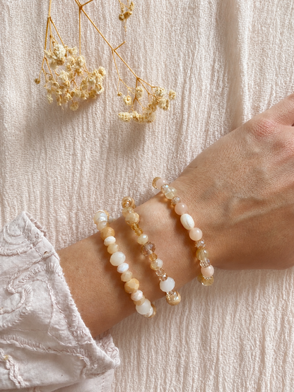 Harmony Bracelet ⟡ Ivory Champagne