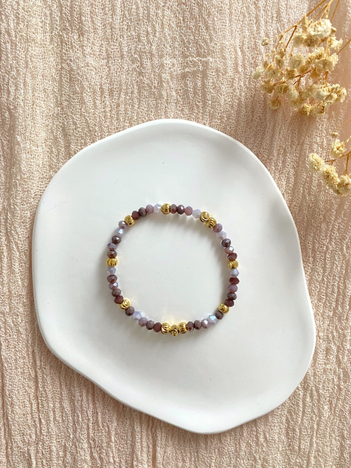 Harmony Bracelet ⟡ Golden Plum