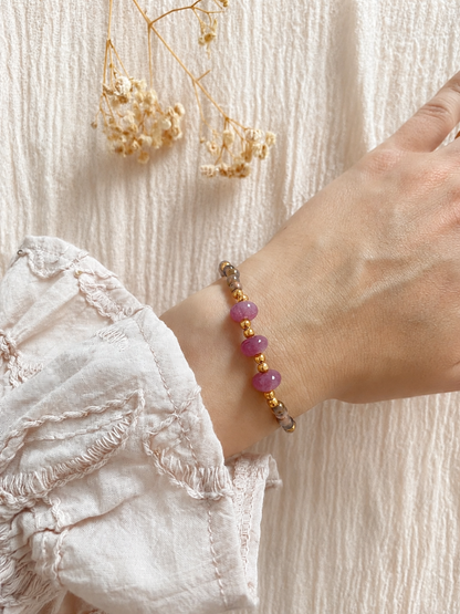 Harmony Bracelet ⟡ Mauve Candy